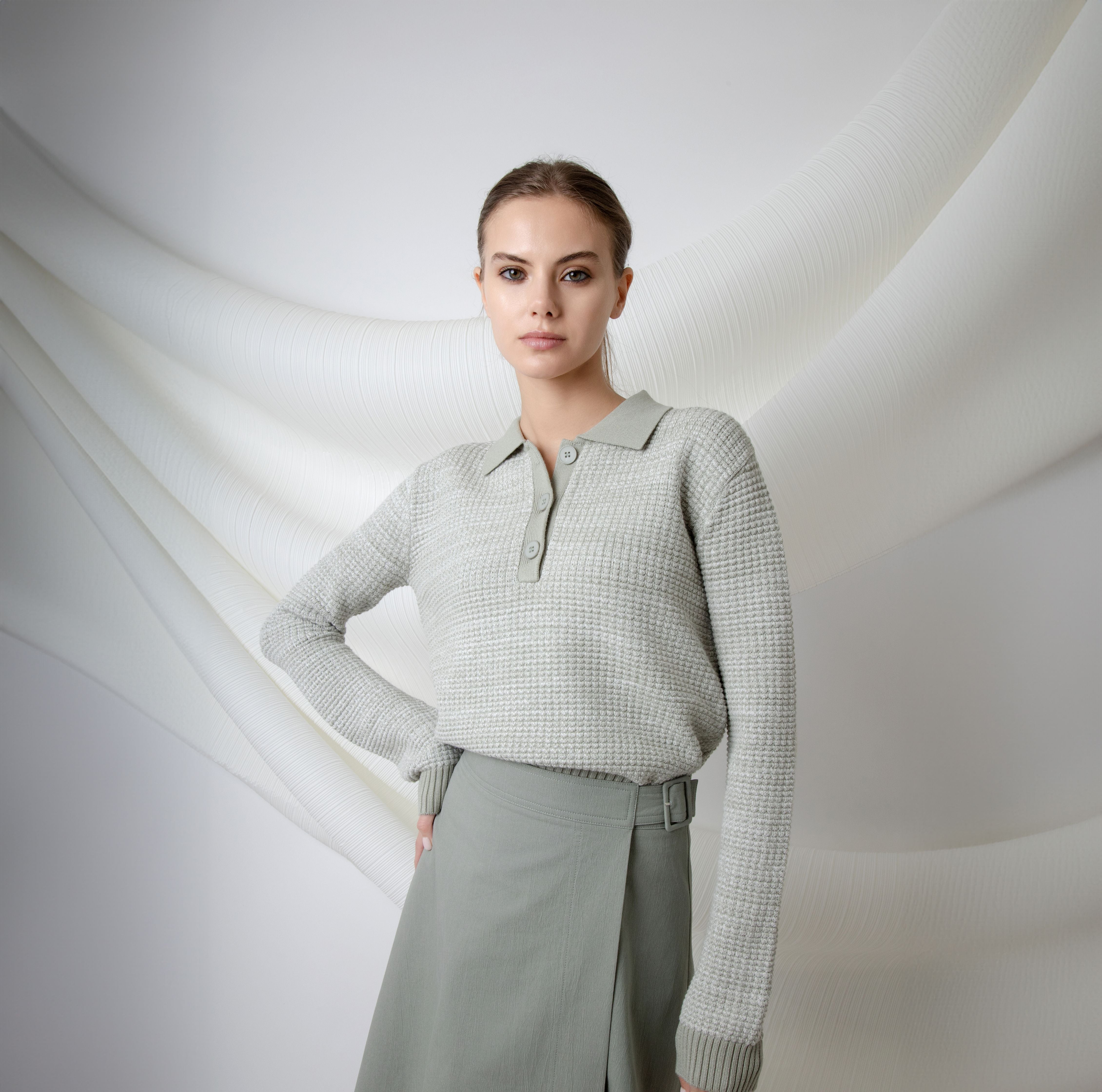 SEAFOAM DOREAN SWEATER