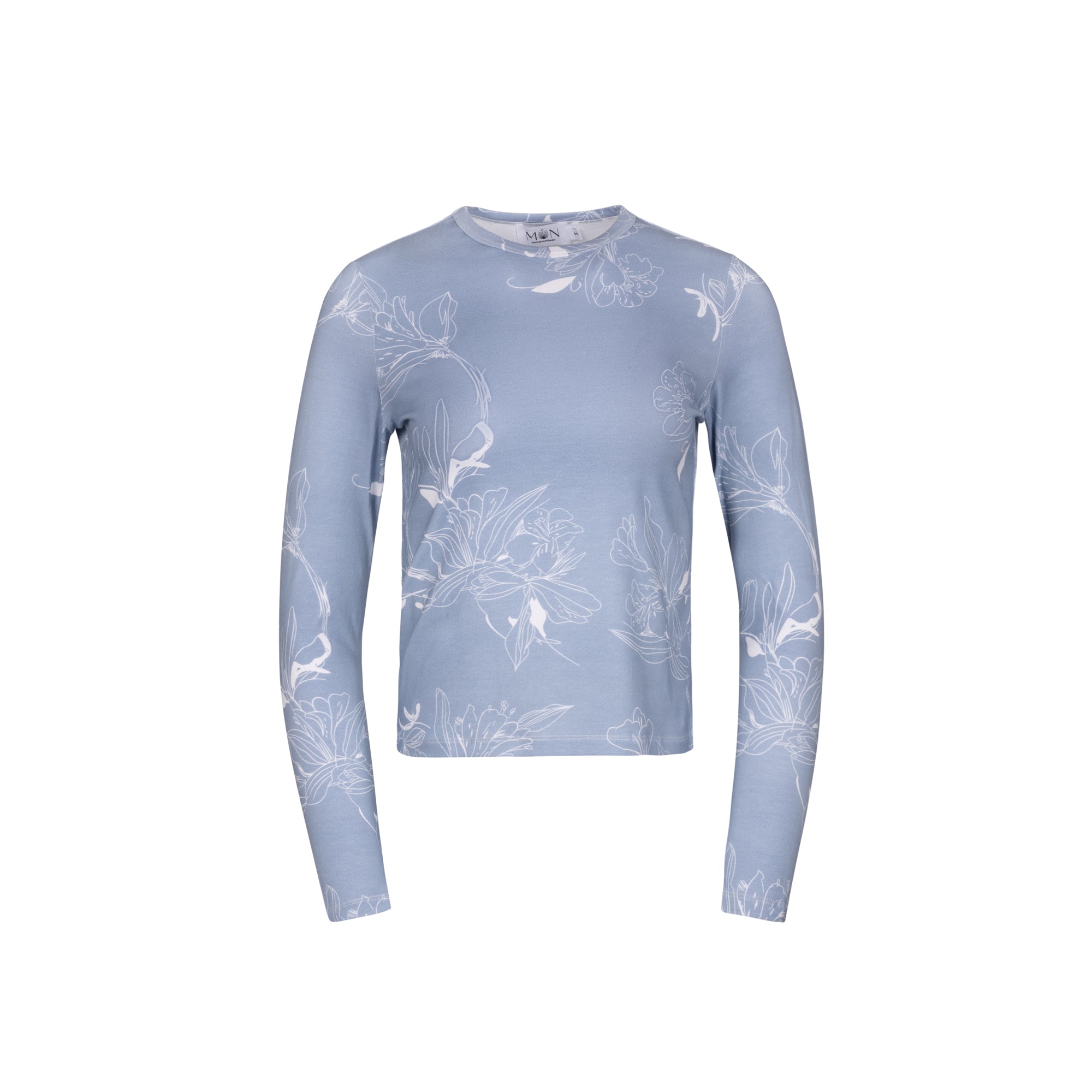 BLUE PRINTED ESSENT TEE