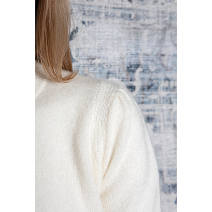 IVORY PEARL BUTTON CARDIGAN