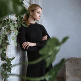 BLACK CALANTHAIA SKIRT