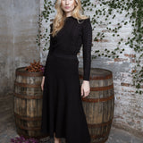 BLACK CABLEZZA DRESS