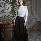 CREAM CABLEZZA SWEATER
