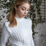 CREAM CABLEZZA SWEATER