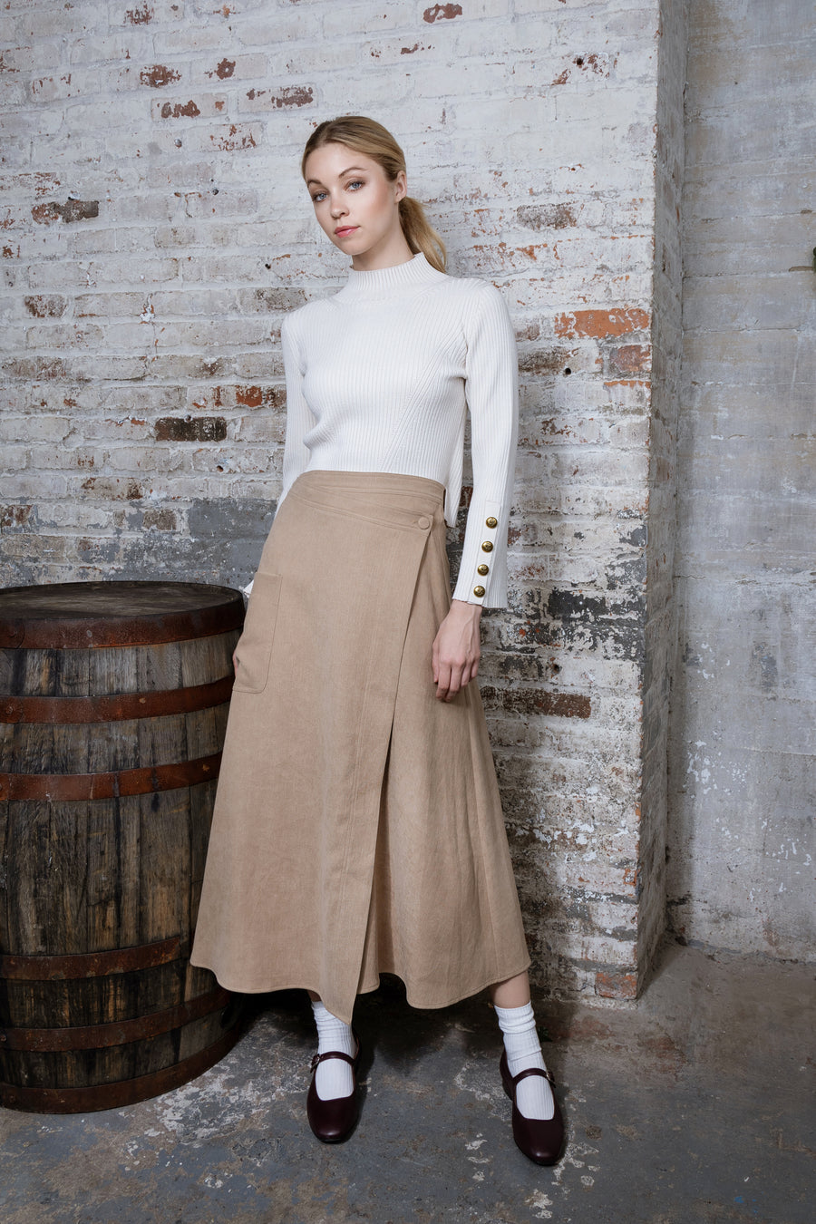 TAN LUMA SKIRT