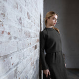 BLACK CLIO SWEATER