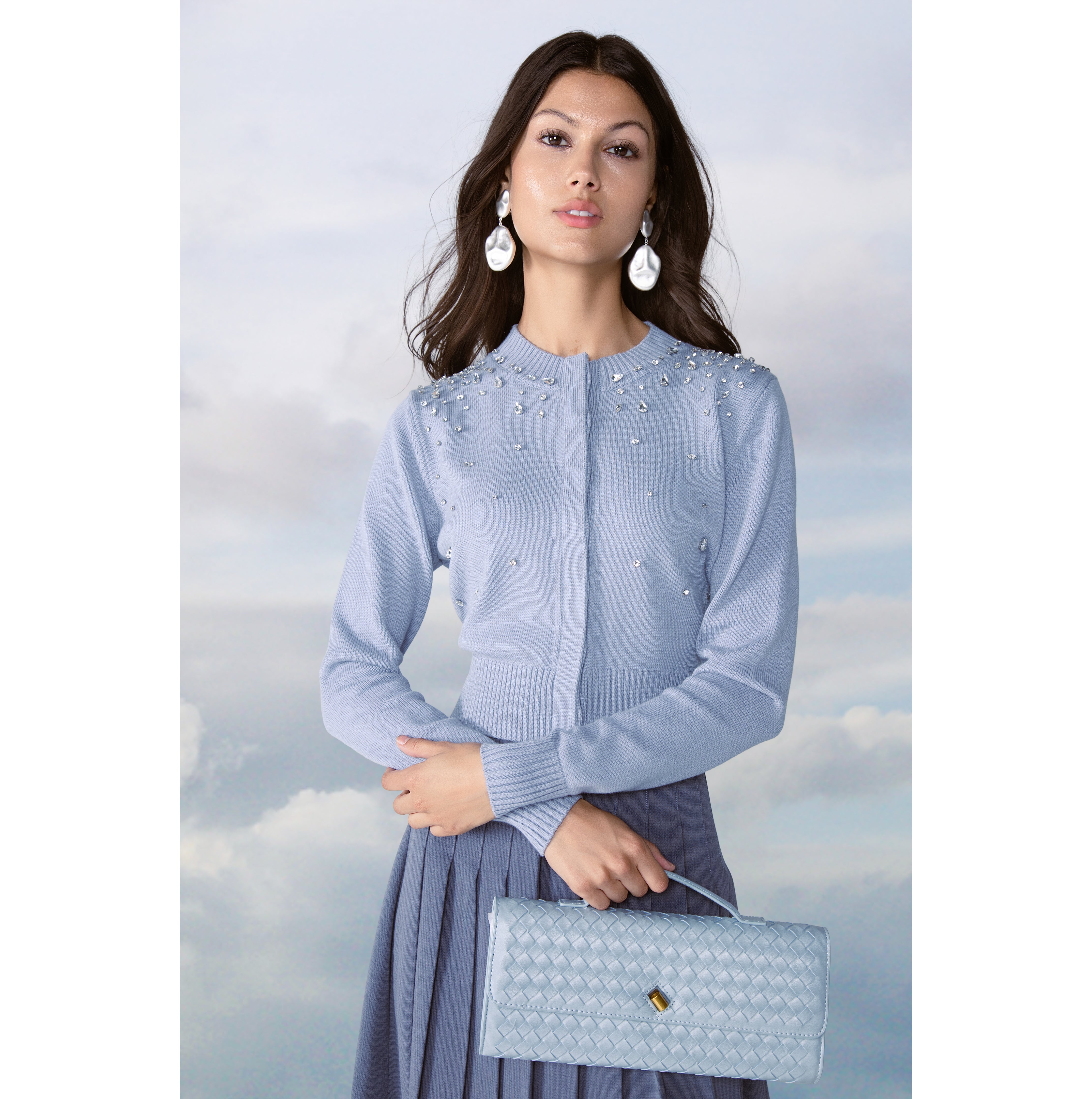 BLUE ECLIPSE CARDIGAN