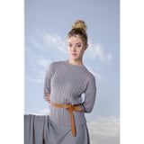 TAUPE WEAVE SWEATER