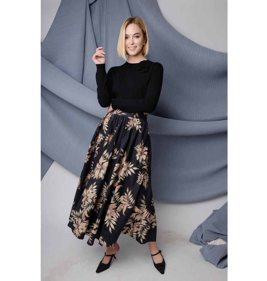 PRINTED SIENNA SKIRT