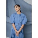 BLUE CARMEM DRESS