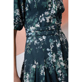 BLUE FLORAL CARMEM DRESS