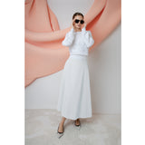 WHITE VOGUE SKIRT