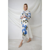 BLUE FLORAL DAFNE SKIRT