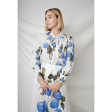 BLUE ODESSA BLOUSE