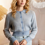 ICE MELT MULTI STITCH CARDIGAN