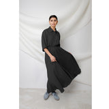 BLACK DENIM ENZO DRESS