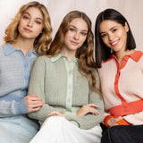 ICE MELT MULTI STITCH CARDIGAN