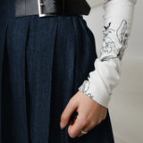 DENIM POLARIS SKIRT - 26"