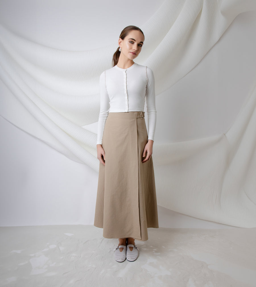 TAN AMARA SKIRT