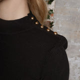 BLACK LUNAIR SWEATER