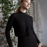BLACK ELARA TURTLENECK JUMPER