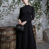 BLACK FINNESE DRESS