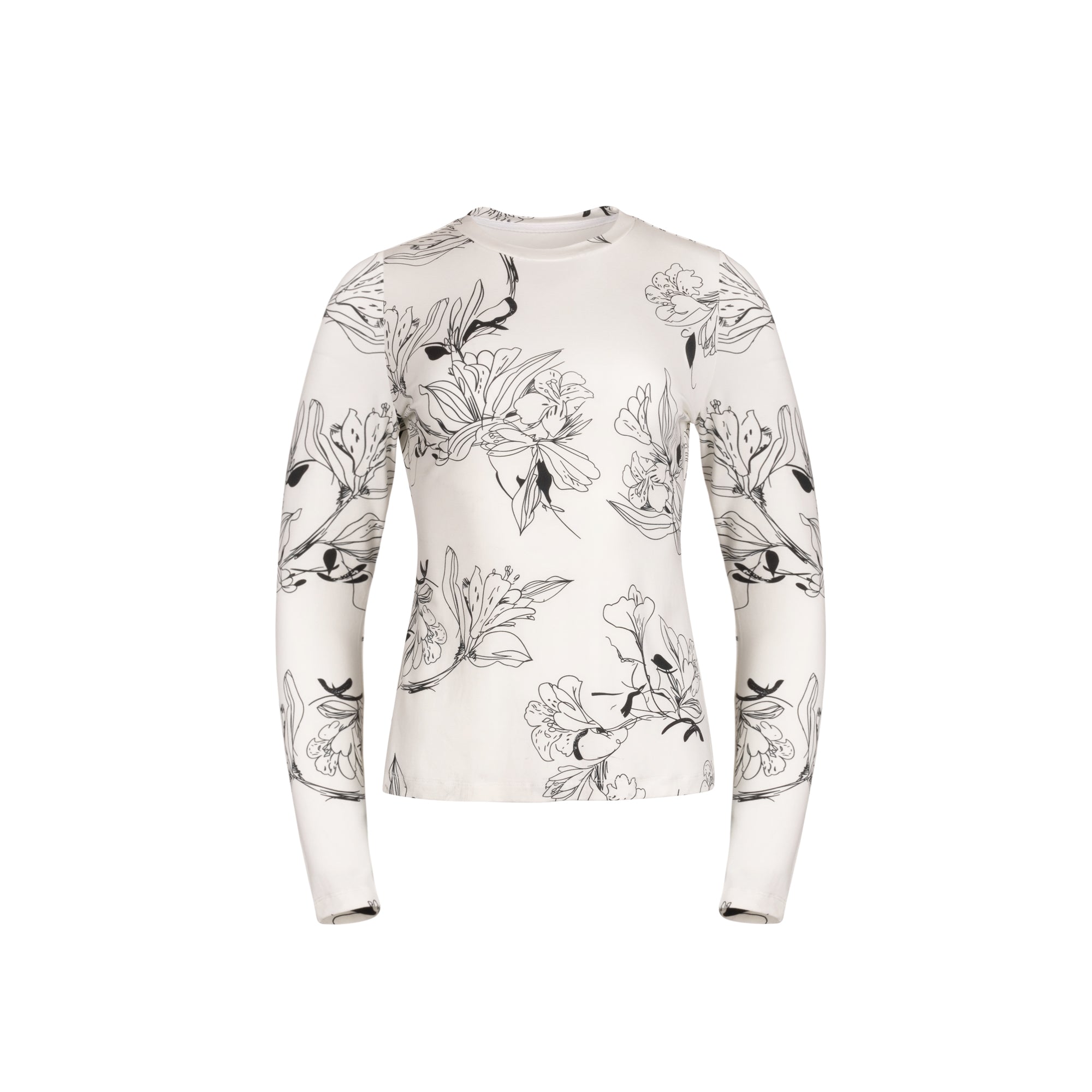 BLACK PRINTED ESSENT TEE