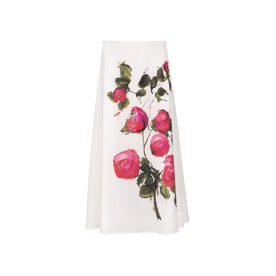 PINK FLORAL DAFNE SKIRT