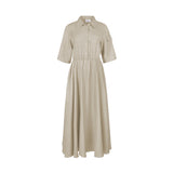 BEIGE ENZO DRESS