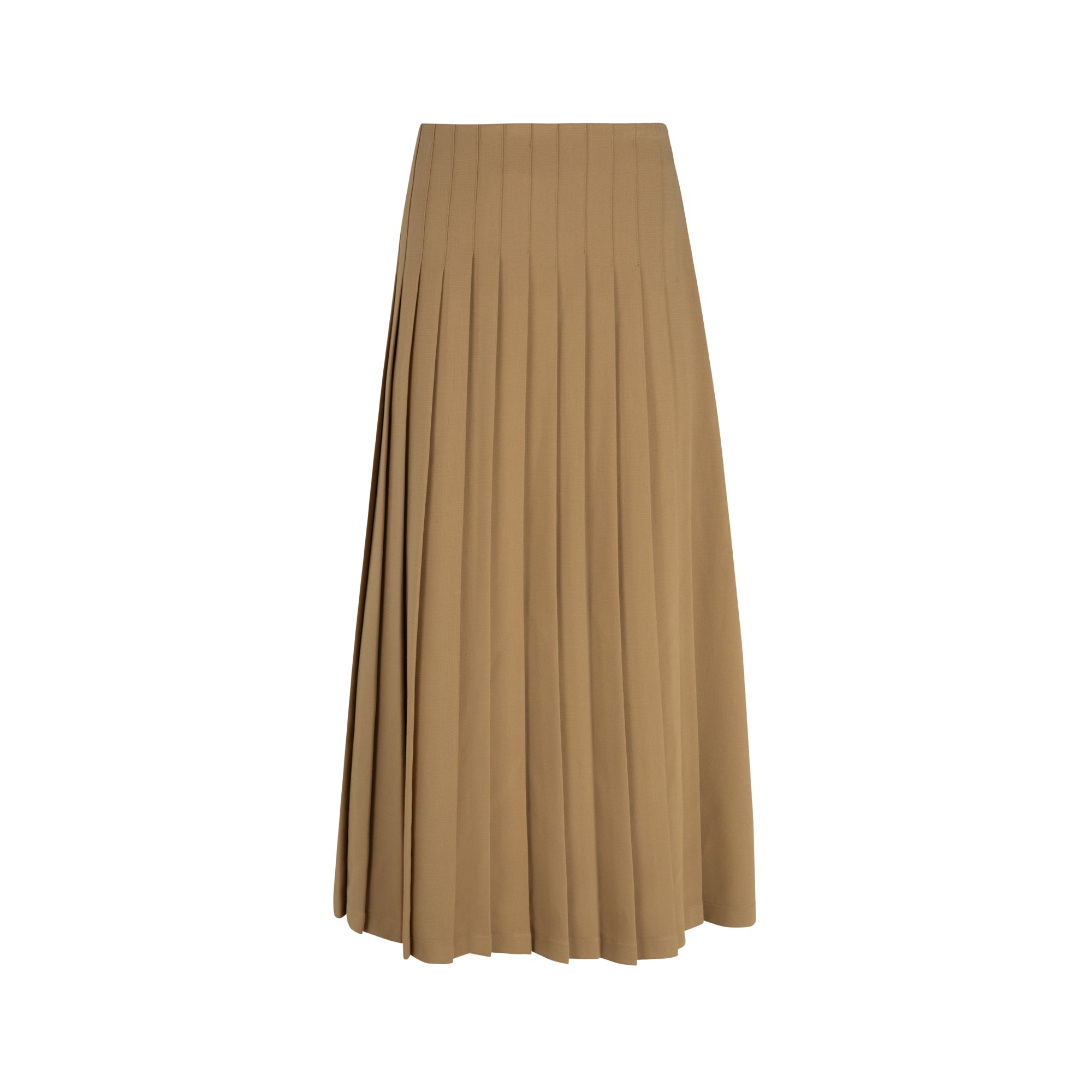 CAMEL ACCORDE SKIRT
