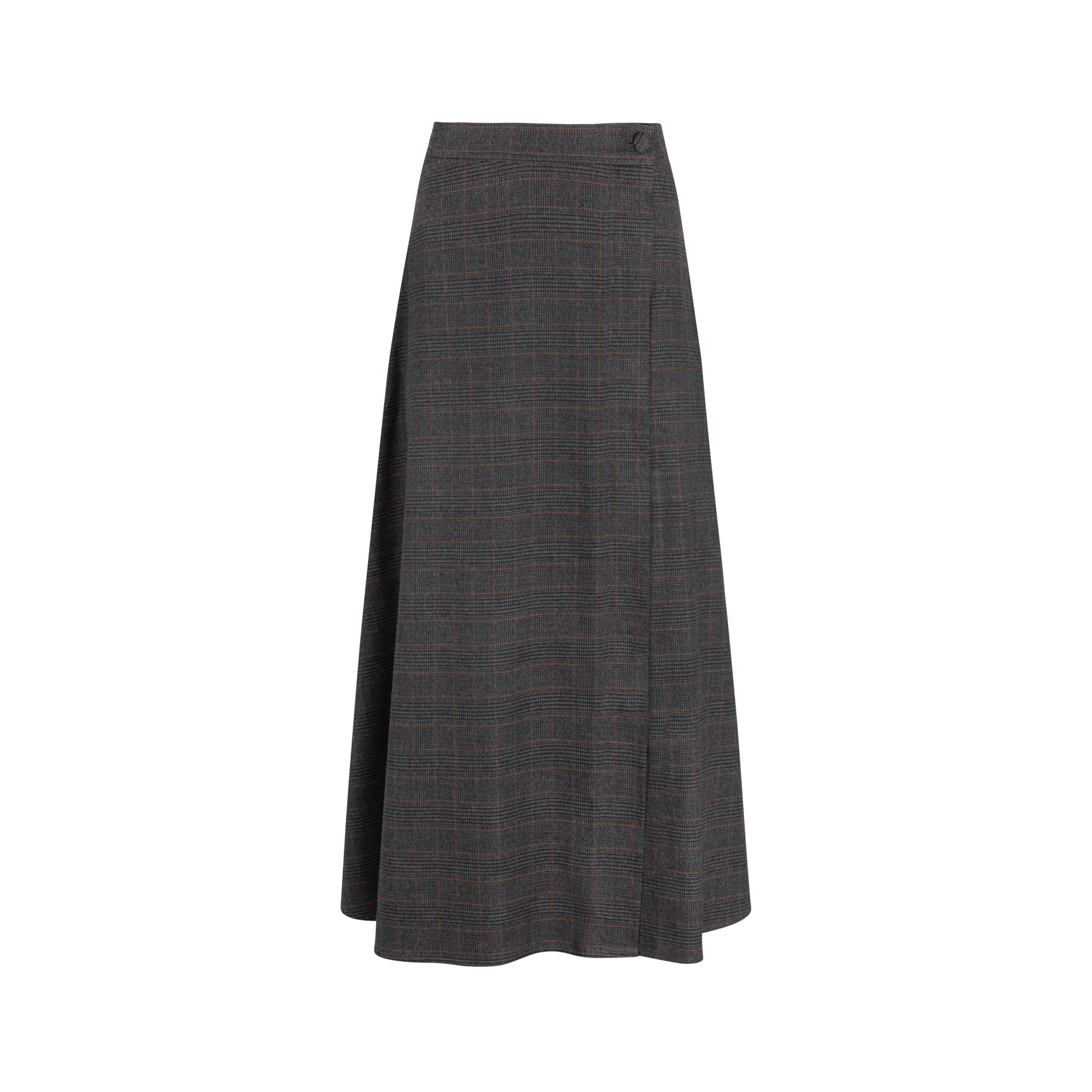 GRAY PLAID AMARA SKIRT