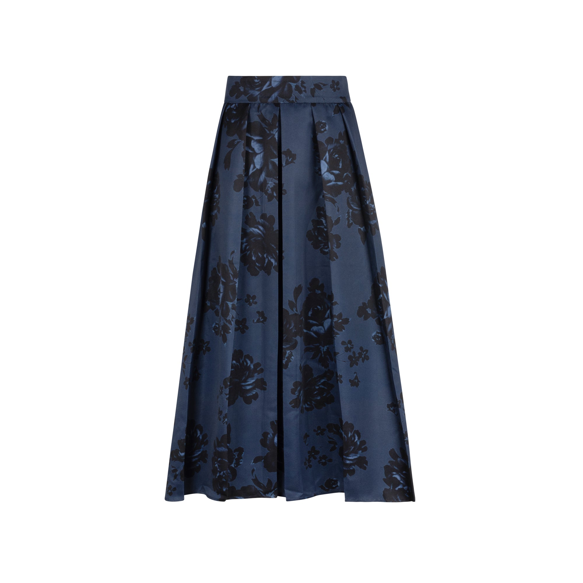 BLUE FLORAL ELIAN SKIRT