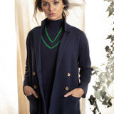NAVY DOUBLE BREASTED BLAZER