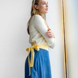 DENIM SKIRT WITH BELT