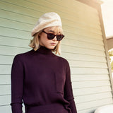 Eggplant Wide Rib Top