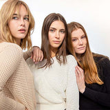 Ecru Cane Textured Wrap Cardigan